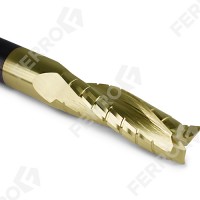 Фреза чистовая спиральная со стружколомами HM: 16x52 s16x100 Z3 RR